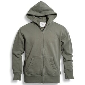 Abercrombie Kids Zip Up Hoodie Olive Green Size 9/10